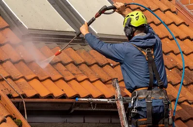 Démoussage et hydrofuge de toiture à Peyrun
